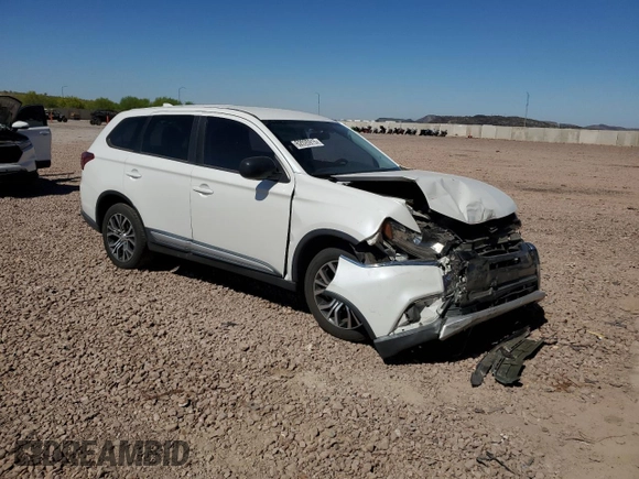 2018 Mitsubishi Outlander ES with VIN JA4AD2A36JZ021942, listed as a Copart auction lot 62025915 with 92,995 mi miles and Salvage title. Bid and sale history available at DreamBid. Image 4.