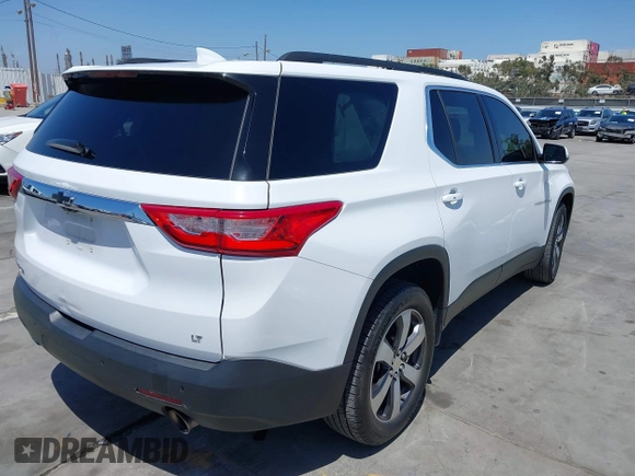 2020 Chevrolet Traverse LT with VIN 1GNERHKW4LJ219609, listed as a IAAI auction lot 42282788 with 55,836 mi miles and . Bid and sale history available at DreamBid. Image 4.