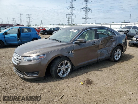 2015 Ford Taurus SEL with VIN 1FAHP2E82FG158662, listed as a Copart auction lot 58233875 with 159,174 mi miles and Salvage title. Bid and sale history available at DreamBid. Image 1.