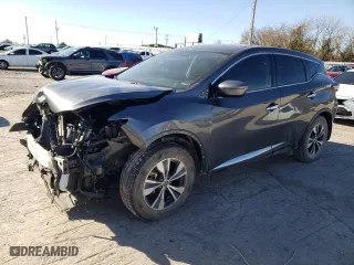 2019 Nissan Murano SV with VIN 5N1AZ2MJ0KN126661, listed as a Copart auction lot 81329644 with 89,908 mi miles and Salvage Title. Bid and sale history available at carsss.com. Image 1.