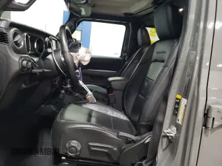 2022 Jeep Wrangler Unlimited Sahara Altitude with VIN 1C4HJXEG4NW248402, listed as a Copart auction lot 63052465 with 36,732 mi miles and Salvage title. Bid and sale history available at DreamBid. Image 7.