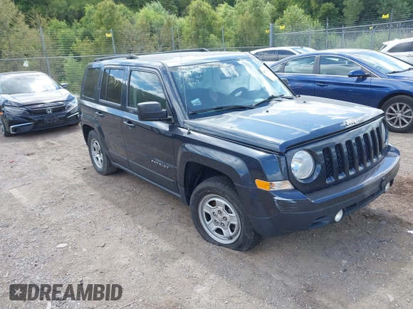2014 Jeep Patriot Sport z VIN 1C4NJPBA1ED643023, wystawiony jako IAAI lot #40076783 z przebiegiem 164 025 mil mil oraz . Historia ofert i sprzedaży dostępna na DreamBid. Obrazek 1.
