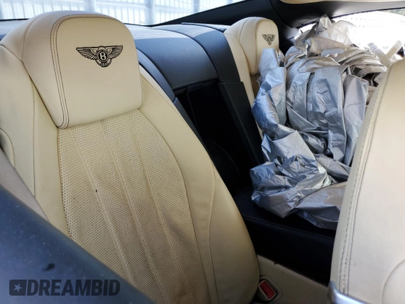 2014 Bentley Continental GT z VIN SCBFU7ZA5EC092542, wystawiony jako Copart lot #73841604 z przebiegiem Nie podano mil oraz Szkoda całkowita • Salvage title. Historia ofert i sprzedaży dostępna na DreamBid. Obrazek 10.
