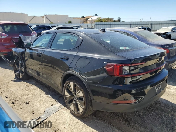 2023 Polestar 2 with VIN YSMEG3KA3PL146723, listed as a Copart auction lot 70406794 with Not Provided miles and Salvage Title. Bid and sale history available at carsss.com. Image 2.