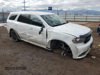 2020 Dodge Durango SXT Plus with VIN 1C4RDJAG6LC215415, listed as a Copart auction lot 43016165 with 92,248 mi miles and Salvage Title. Bid and sale history available at DreamBid. Image 4.