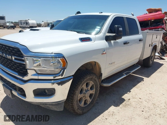 2023 Ram 2500 Big Horn with VIN 3C6UR5JL1PG651289, listed as a IAAI auction lot 42460464 with 65,567 mi miles and . Bid and sale history available at DreamBid. Image 16.