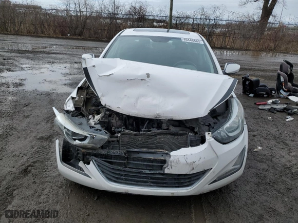 2016 Hyundai Elantra SE with VIN KMHDH4AE3GU607780, listed as a Copart auction lot 49446485 with 134,515 mi miles and Salvage Title. Bid and sale history available at carsss.com. Image 5.