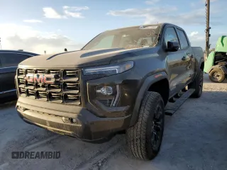 2023 GMC Canyon 4WD Elevation with VIN 1GTP6BEK6P1174954, listed as a Copart auction lot 76607754 with 0 mi miles and Salvage Title. Bid and sale history available at carsss.com. Image 1.