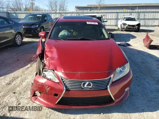 2013 Lexus ES 300h Hybrid with VIN JTHBW1GG6D2023419, listed as a Copart auction lot 47447185 with 0 mi miles and Salvage Title. Bid and sale history available at carsss.com. Image 5.