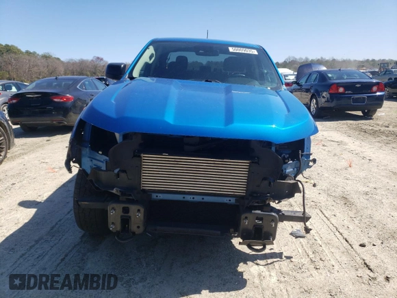 2021 Ford Ranger XL with VIN 1FTER4FH7MLD89272, listed as a Copart auction lot 50009035 with 48,725 mi miles and Salvage title. Bid and sale history available at DreamBid. Image 5.