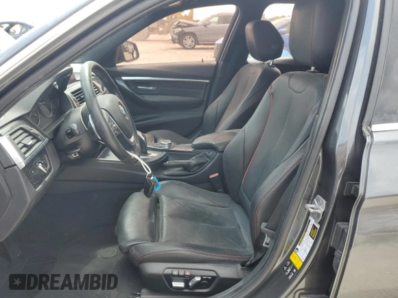 2017 BMW 3 Series 330i xDrive with VIN WBA8D9G56HNU59185, listed as a Copart auction lot 57411935 with 162,865 mi miles and Salvage title. Bid and sale history available at DreamBid. Image 7.
