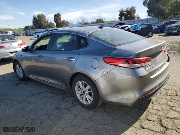 2017 Kia Optima LX with VIN 5XXGT4L32HG125966, listed as a Copart auction lot 44795095 with 75,571 mi miles and Salvage Title. Bid and sale history available at carsss.com. Image 2.