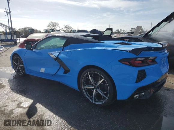 2022 Chevrolet Corvette 3LT with VIN 1G1YC3D44N5110819, listed as a Copart auction lot 74696804 with 3,699 mi miles and Non Repairable. Bid and sale history available at carsss.com. Image 2.