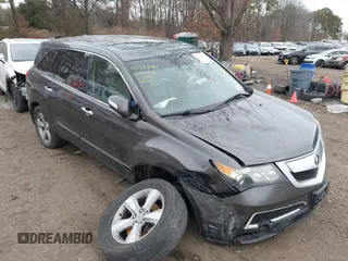 2012 Acura MDX Tech Pkg with VIN 2HNYD2H35CH520397, listed as a IAAI auction lot 41714981 with 100,566 mi miles. Bid and sale history available at carsss.com. Image 6.