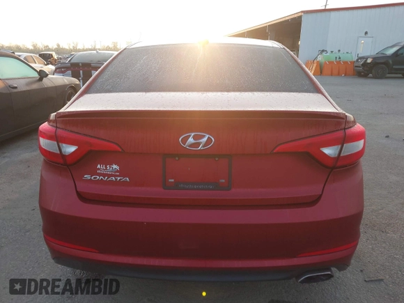 2016 Hyundai Sonata 2.4L with VIN 5NPE24AF6GH278733, listed as a IAAI auction lot 42034408 with 161,532 mi miles and . Bid and sale history available at carsss.com. Image 16.