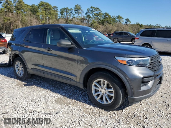 2020 Ford Explorer with VIN 1FMSK8BH9LGB55268, listed as a Copart auction lot 41991255 with 105,122 mi miles and Salvage Title. Bid and sale history available at carsss.com. Image 4.