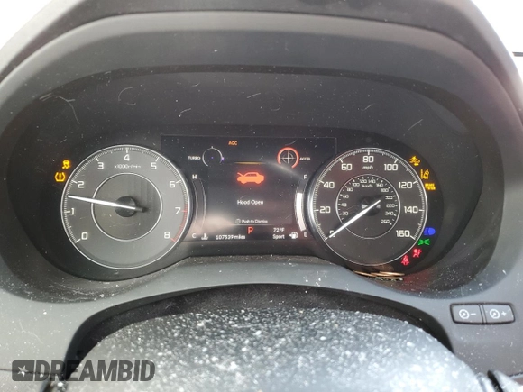 2020 Acura RDX w/Technology Pkg with VIN 5J8TC2H58LL023661, listed as a Copart auction lot 46569194 with 107,539 mi miles and Salvage Title. Bid and sale history available at carsss.com. Image 9.