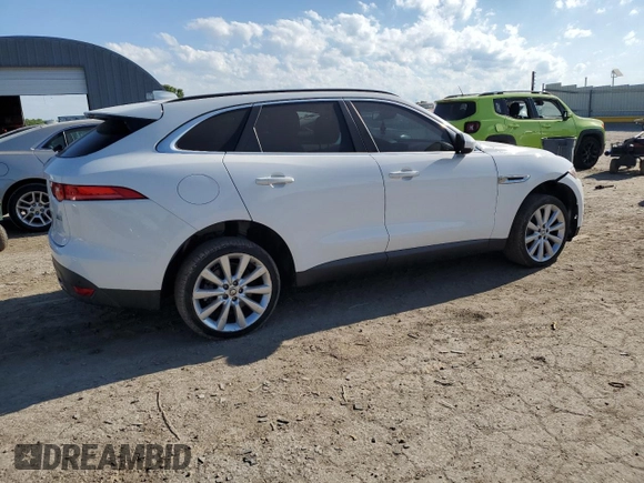 2017 Jaguar F-Pace 35t Prestige with VIN SADCK2BVXHA065640, listed as a Copart auction lot 63186245 with 107,914 mi miles and Clean title. Bid and sale history available at DreamBid. Image 3.