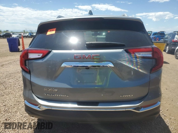 2024 GMC Terrain SLT with VIN 3GKALVEG7RL284388, listed as a Copart auction lot 61814845 with 32,048 mi miles and Salvage title. Bid and sale history available at DreamBid. Image 6.