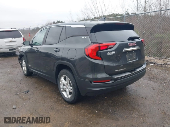 2021 GMC Terrain SLE with VIN 3GKALMEV5ML327711, listed as a IAAI auction lot 41173264 with 103,507 mi miles and . Bid and sale history available at carsss.com. Image 3.