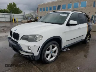 2008 BMW X5 3.0si z VIN 5UXFE43598L035669, wystawiony jako Copart lot #55850585 z przebiegiem Nie podano mil oraz Szkoda całkowita • Salvage title. Historia ofert i sprzedaży dostępna na DreamBid. Obrazek 1.