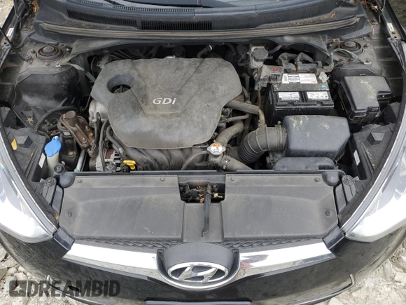 2012 Hyundai Veloster w/Black Int with VIN KMHTC6AD5CU065525, listed as a Copart auction lot 56415785 with 100,151 mi miles and Salvage title. Bid and sale history available at DreamBid. Image 11.