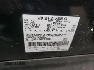 2015 Ford Explorer XLT with VIN 1FM5K8D8XFGC06274, listed as a Copart auction lot 51012145 with 149,314 mi miles and Clean Title. Bid and sale history available at carsss.com. Image 14.