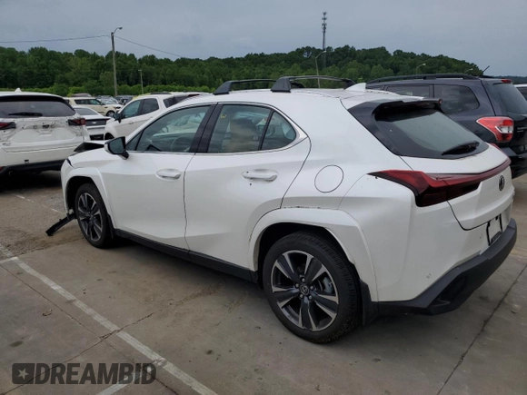 2024 Lexus UX 250h Premium with VIN JTHP9JBH4R2071876, listed as a Copart auction lot 52917834 with 11,511 mi miles and Salvage title. Bid and sale history available at DreamBid. Image 2.