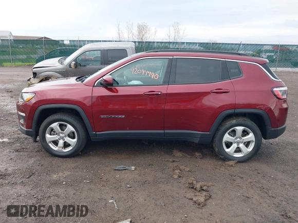 2021 Jeep Compass Latitude with VIN 3C4NJDBB8MT530329, listed as a IAAI auction lot 42094490 with 38,751 mi miles and . Bid and sale history available at DreamBid. Image 14.