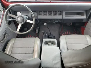 1990 Jeep Wrangler "S" with VIN 2J4FY19E5LJ531768, listed as a Copart auction lot 87677425 with 76,948 mi miles and Clean Title. Bid and sale history available at carsss.com. Image 8.