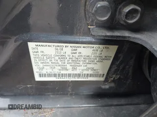 2009 Nissan Maxima SV with VIN 1N4AA51E29C800664, listed as a IAAI auction lot 42164024 with Not Provided miles and . Bid and sale history available at DreamBid. Image 9.
