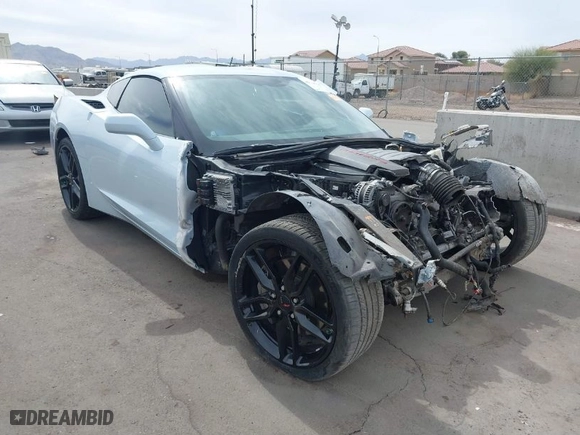 2019 Chevrolet Corvette 1LT with VIN 1G1YB2D7XK5101870, listed as a IAAI auction lot 41728345 with 89,217 mi miles. Bid and sale history available at carsss.com. Image 1.