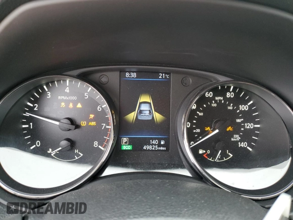2020 Nissan Rogue SV z VIN KNMAT2MTXLP523694, wystawiony jako Copart lot #53279835 z przebiegiem 49 825 mil mil oraz Szkoda całkowita • Salvage title. Historia ofert i sprzedaży dostępna na DreamBid. Obrazek 9.