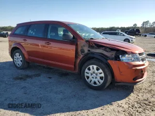 2014 Dodge Journey American Value Pkg with VIN 3C4PDCAB2ET152828, listed as a Copart auction lot 46165675 with 231,617 mi miles and Salvage Title. Bid and sale history available at carsss.com. Image 4.