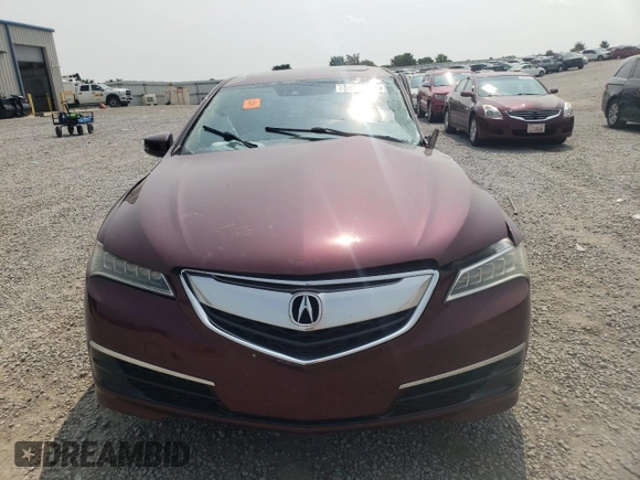 2016 Acura TLX Technology with VIN 19UUB2F55GA010961, listed as a Copart auction lot 59317605 with Not provided miles and Salvage title. Bid and sale history available at DreamBid. Image 5.
