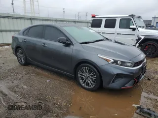 2022 Kia Forte GT-Line with VIN 3KPF54AD6NE439819, listed as a Copart auction lot 48334985 with 64,393 mi miles and Salvage Title. Bid and sale history available at carsss.com. Image 4.