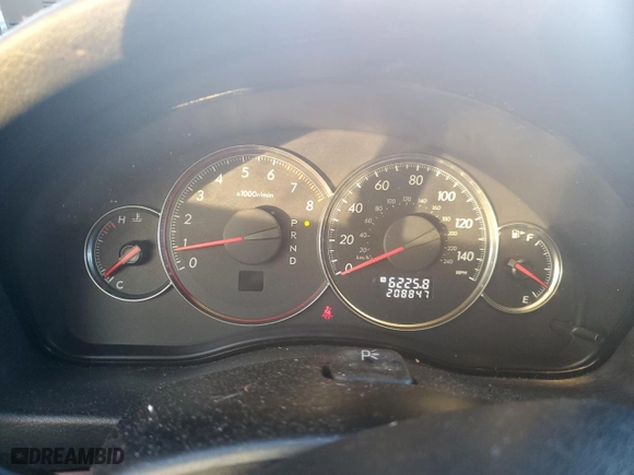 2008 Subaru Legacy (Natl) Ltd with VIN 4S3BL626087219791, listed as a Copart auction lot 41770585 with 208847 miles and Salvage Title. Bid and sale history available at carsss.com. Image 9.