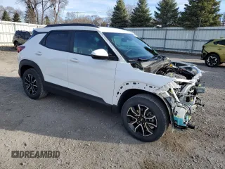 2023 Chevrolet TrailBlazer ACTIV with VIN KL79MSSL0PB096836, listed as a Copart auction lot 50789545 with 13,670 mi miles and Salvage Title. Bid and sale history available at DreamBid. Image 4.