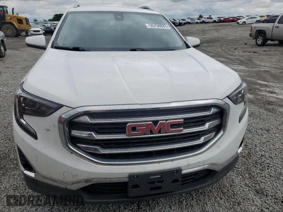 2020 GMC Terrain SLT with VIN 3GKALPEV3LL242124, listed as a Copart auction lot 55758825 with 116,142 mi miles and Salvage title. Bid and sale history available at DreamBid. Image 5.