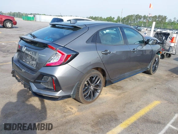 2021 Honda Civic Sport with VIN SHHFK7H44MU217741, listed as a IAAI auction lot 42029373 with 68,572 mi miles and . Bid and sale history available at DreamBid. Image 4.