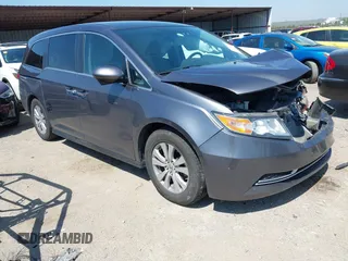 2016 Honda Odyssey SE with VIN 5FNRL5H33GB125693, listed as a IAAI auction lot 41994036 with 163,617 mi miles and . Bid and sale history available at DreamBid. Image 1.