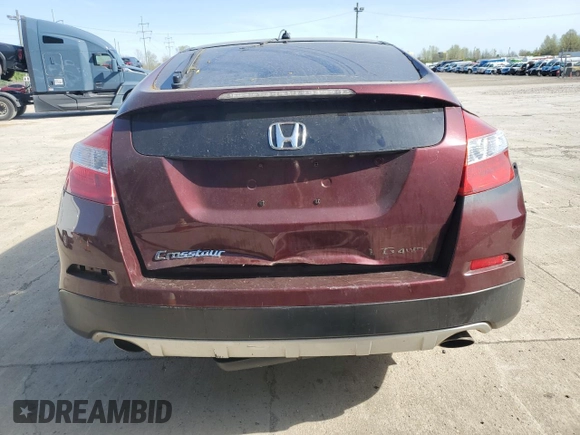 2012 Honda Crosstour EX with VIN 5J6TF3H37CL004989, listed as a Copart auction lot 54296305 with 246,590 mi miles and Clean Title. Bid and sale history available at carsss.com. Image 6.