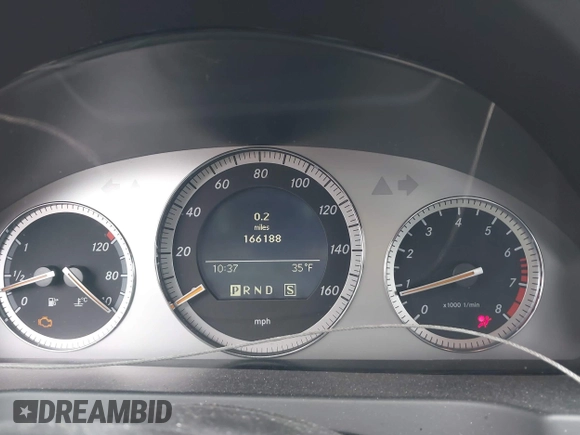 2008 Mercedes-Benz C 350 Sport with VIN WDDGF56X58F060126, listed as a IAAI auction lot 41615616 with 166,188 mi miles and . Bid and sale history available at DreamBid. Image 7.