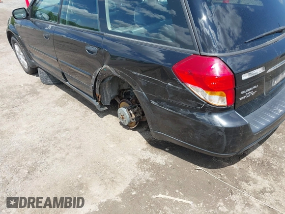 2005 Subaru Legacy Outback with VIN 4S4BP61C657353515, listed as a IAAI auction lot 42343431 with 242,015 mi miles and . Bid and sale history available at DreamBid. Image 6.