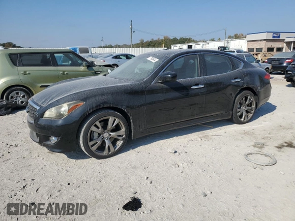 2012 Infiniti M37 with VIN JN1BY1AP4CM335202, listed as a Copart auction lot 77903644 with 0 mi miles and Salvage Title. Bid and sale history available at carsss.com. Image 1.