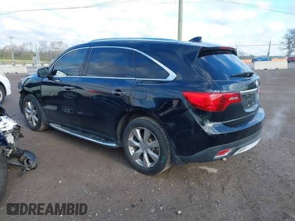 2014 Acura MDX Advance with VIN 5FRYD4H85EB037562, listed as a IAAI auction lot 40859466 with 140,257 mi miles and . Bid and sale history available at carsss.com. Image 3.
