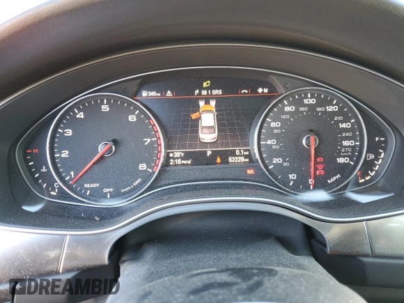 2018 Audi A6 with VIN WAUH3BFCXJN031104, listed as a Copart auction lot 75238923 with 52,229 mi miles and . Bid and sale history available at DreamBid. Image 9.