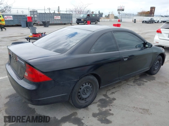2002 Honda Civic EX with VIN 1HGEM22922L068403, listed as a IAAI auction lot 42101321 with 255,605 mi miles. Bid and sale history available at carsss.com. Image 4.