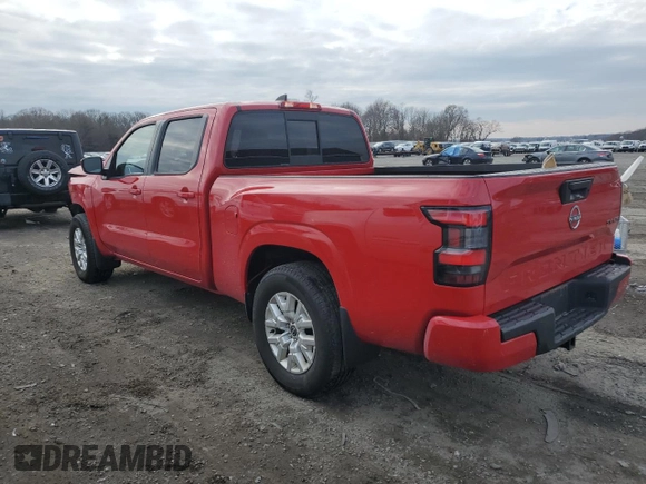 2022 Nissan Frontier SV with VIN 1N6ED1FK3NN645838, listed as a Copart auction lot 87378654 with 32,853 mi miles and Salvage Title. Bid and sale history available at carsss.com. Image 2.