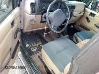 2002 Jeep Wrangler Sahara with VIN 1J4FA59S12P766719, listed as a Copart auction lot 74331964 with 128,881 mi miles and Non Repairable. Bid and sale history available at carsss.com. Image 8.